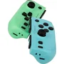 KONIX Manette Joy-Con Sans Fil - Compatible Nintendo Switch et Switch OLED - Autonomie 8 h, Vibration, Gyroscope 6-Axis, Bluetooth - Couleurs Vert et Bleu
