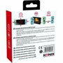 Konix Manette Joy-Con Vert et bleu pour Nintendo Switch et Switch OLED, avec vibration et capteur gyroscopique