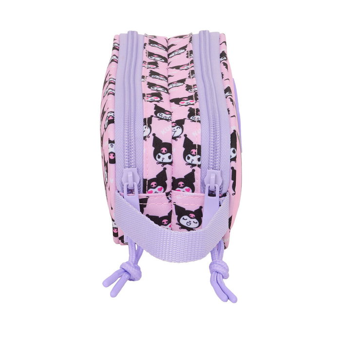 Safta Trousse Double Kuromi Hello Kitty