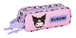 Safta Trousse Double Kuromi Hello Kitty