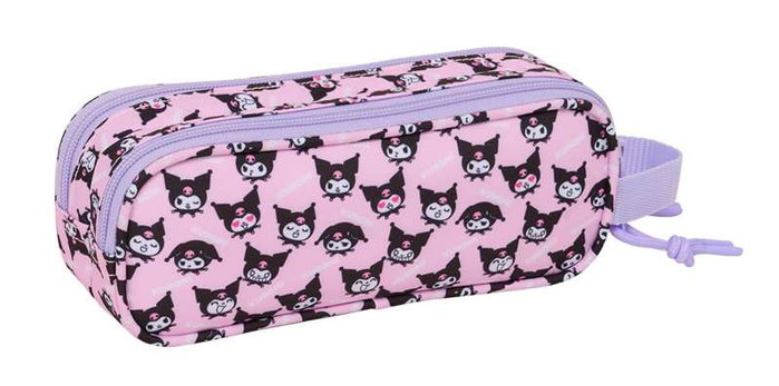 Safta Trousse Double Kuromi Hello Kitty