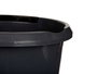 Arte Regal Seau en Plastique avec Anse Gris Anthracite 10L 30x28.5x30cm (Set de 18)