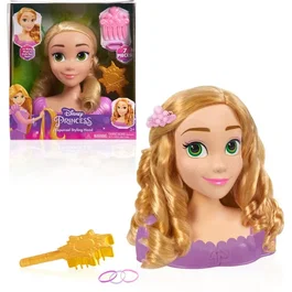 Disney Tête à coiffer Raiponce avec 6 accessoires