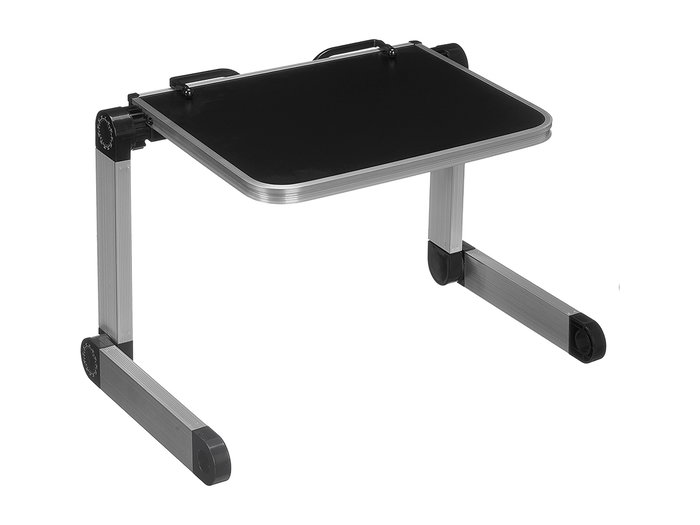Arte Regal Support ordinateur portable en aluminium pliable 40 x 26.5 x 27 cm noir et gris (Set de 6)