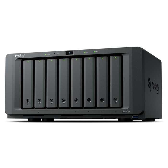Synology DS1825+ Serveur NAS 8 baies, 8 Go RAM, Noir