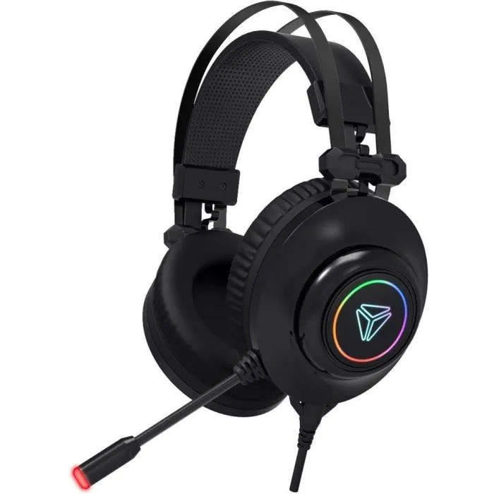 YENKEE Casque Gaming YHP 3036 - Son Surround 7.1 - Microphone avec Vibrations de Basses - Confortable et Léger (305 g) - Connexion USB YENKEE Casque Gaming YHP 3036 - Son Surround 7.1 - Microphone avec Vibrations de Basses - Confortable et Léger (305 g) - Connexion USB