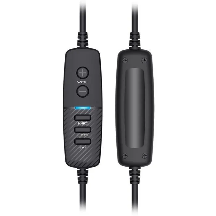 YENKEE Casque Gaming YHP 3036 - Son Surround 7.1 - Microphone avec Vibrations de Basses - Confortable et Léger (305 g) - Connexion USB YENKEE Casque Gaming YHP 3036 - Son Surround 7.1 - Microphone avec Vibrations de Basses - Confortable et Léger (305 g) - Connexion USB