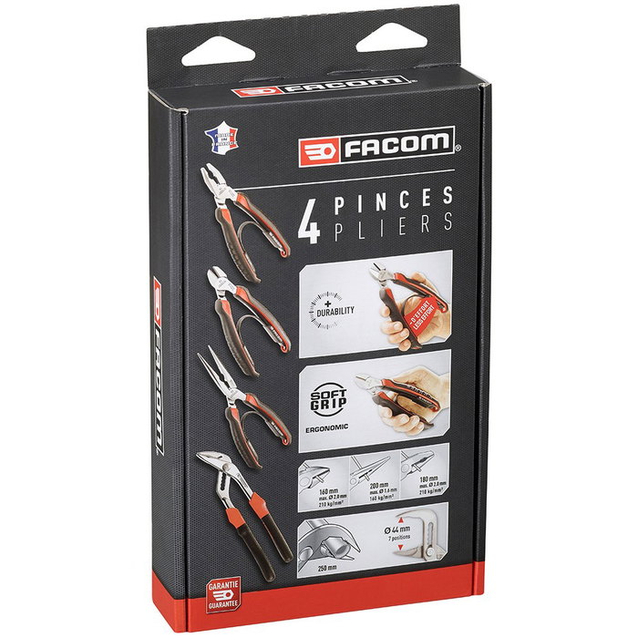 Facom Jeu de 4 pinces haute performance