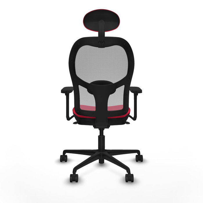 Piqueras y Crespo Chaise de Bureau avec Appui-tête Jorquera 3D036N1 Rouge
