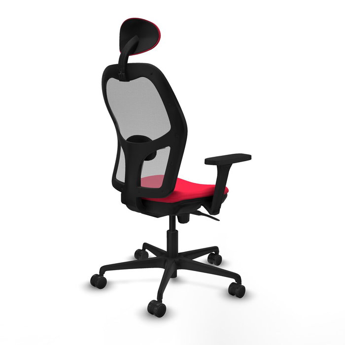 Piqueras y Crespo Chaise de Bureau avec Appui-tête Jorquera 3D036N1 Rouge