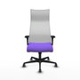 Piqueras y Crespo Chaise de Bureau Albacete XL Lila et Blanc