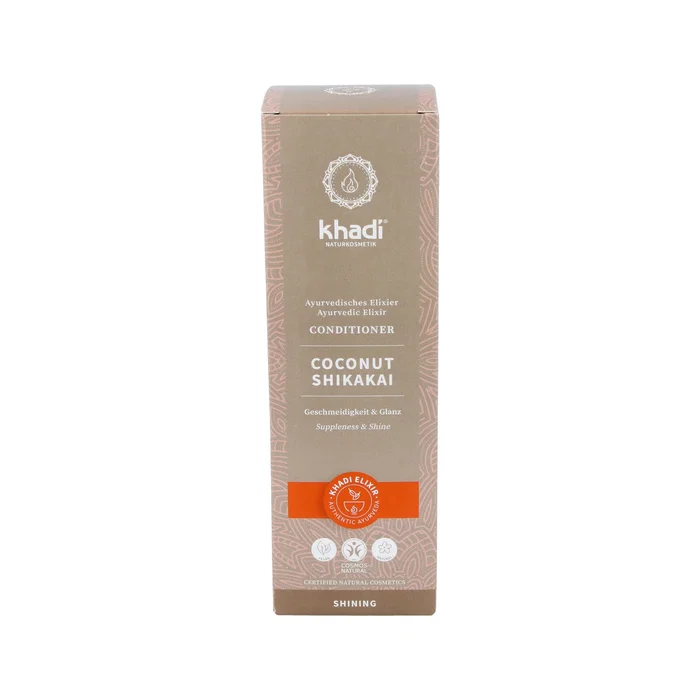 KHADI Après-shampooing Coco et Shikakai 200 ml KHADI Après-shampooing Coco et Shikakai 200 ml