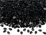 Innspiro Gemas decorativas acrílicas gota negro opaco 5x8mm, 5000u.