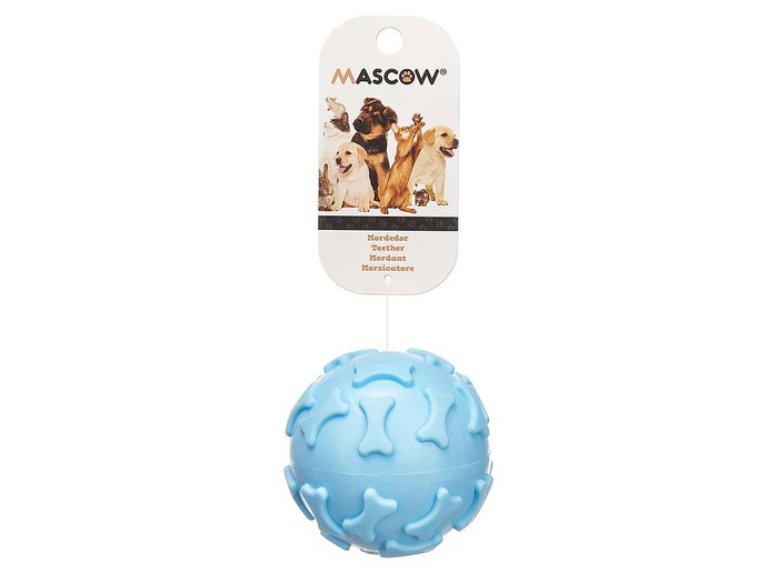 MASCOW Balle en silicone forme d'os 5,5 cm MASCOW Balle en silicone forme d'os 5,5 cm