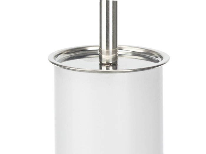 Berilo Escobillero en acier blanc 10x27x10 cm (Set de 12)