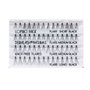 Ardell Individuals Combo Trio Pack - Faux cils individuels sans nœuds noirs, toucher doux, 56 unités