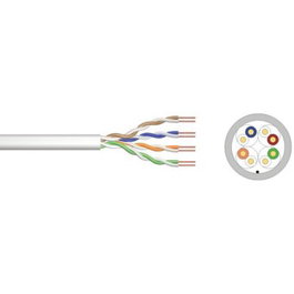 Ewent EW-R-305-S Bobine Câble Réseau UTP Cat6 CCA AWG23 305m - Gris