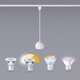 Philips Lampe Easylink Colby suspendue, blanche, GU10, ø100 x 1360 mm