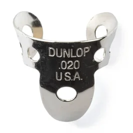 Dunlop Médiators pour doigts et pouce Nickel Silver .020 pol. (Pack de 5)