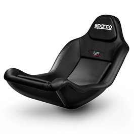 Sparco Siège F1 Sim Racing Noir S008026GNR - Fibre de Verre - Montage Latéral - Position Monoplace