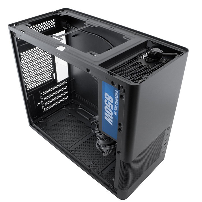 Coolbox MP2 Noir - Boîtier Midi Tower Mesh microATX/Mini-ITX
