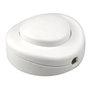 Arditi Interrupteur électrique de pied 350Vp blanc - 250V 2A Termoplastique Ø65x32mm