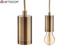 Giftdecor Suspension Acier Doré 10x94x10 cm (Set de 12)
