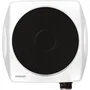 Sencor SCP 1503WH-EUE4 - Plaque de cuisson électrique 1500 W - Blanc et noir