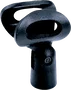 QUIKLOK Pince Microphone Caoutchouc Fixe (Grande) - Support pour micro studio 30-35mm filetage 5/8" avec adaptateur 3/8"