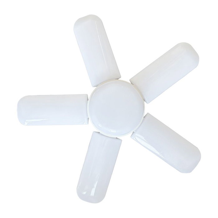 Edm Ampoule LED multidirectionnelle E27 45W 4265lm 6500K blanc froid IP20 144LED avec ailes pliables