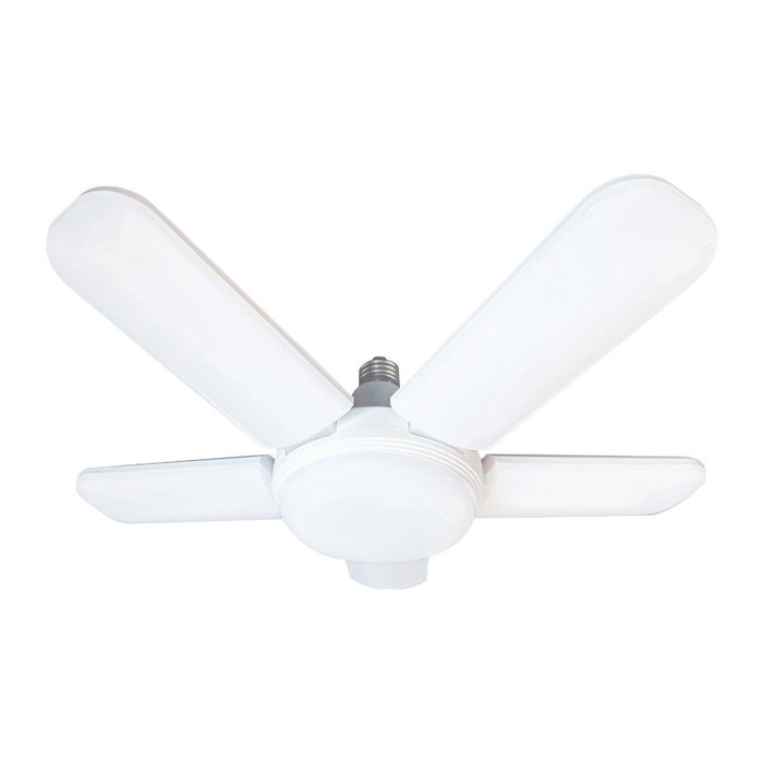 Edm Ampoule LED multidirectionnelle E27 45W 4265lm 6500K blanc froid IP20 144LED avec ailes pliables