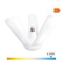 Edm Ampoule LED multidirectionnelle E27 45W 4265lm 6500K blanc froid IP20 144LED avec ailes pliables