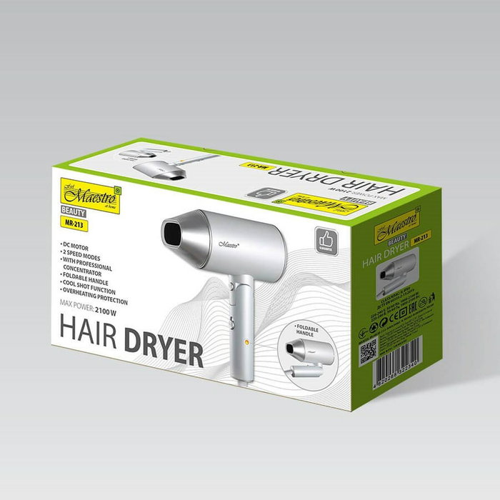 Feel Maestro MR-213 Sèche-cheveux Argenté 2100 W