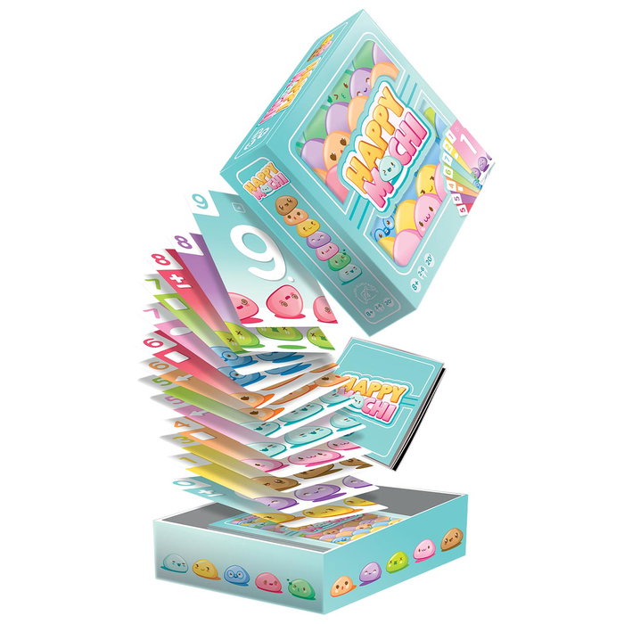 Asmodee Jeu de Cartes Happy Mochi Zyghm0101Es, Jeu de Société Familial avec Paires de Douceurs, 8 Ans et Plus
