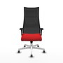 Piqueras y Crespo Chaise de Bureau Albacete Rouge et Noir