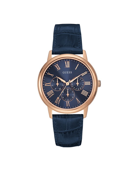 Guess W0496G4 - Montre analogique bleu et or rose Guess W0496G4 - Montre analogique bleu et or rose