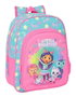 Safta Mochila infantile adaptée au chariot Gabby's Dollhouse Confetti, 26x34x11 cm, à partir de 3 ans