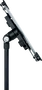 QUIKLOK Support Tablette Universal Réglable en Hauteur Acier Aluminium 650-1460 mm Pliable