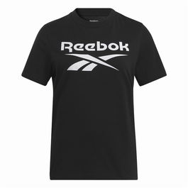 T-shirt à manches courtes femme Reebok Identity Big Logo Noir