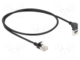 DELOCK Câble Ethernet Patch Cord Cat 6a S/FTP 0,5m Noir