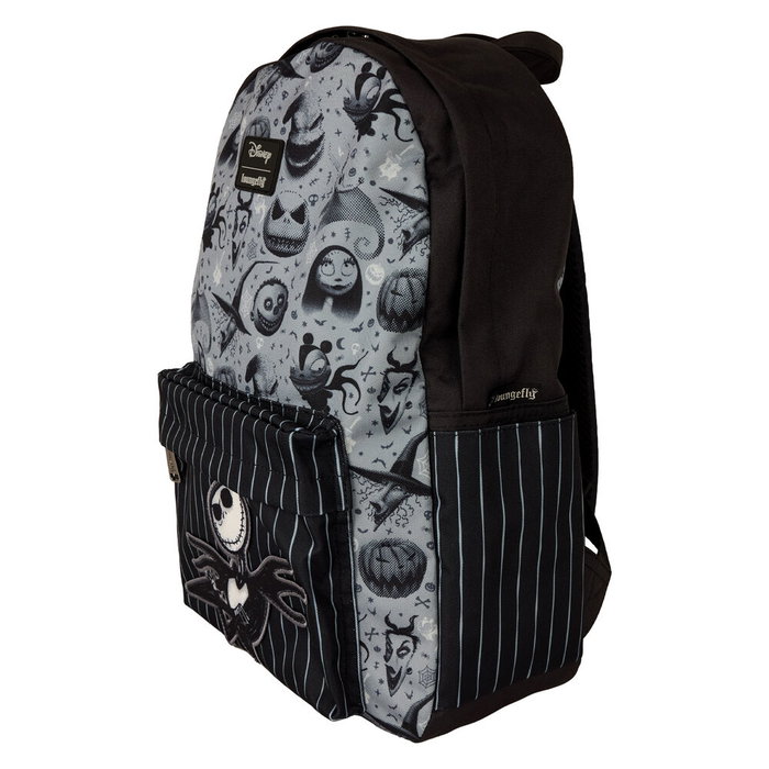 LOUNGEFLY Sac à dos en nylon L'Étrange Noël de Monsieur Jack Disney 43cm LOUNGEFLY Sac à dos en nylon L'Étrange Noël de Monsieur Jack Disney 43cm