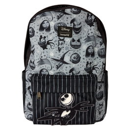 LOUNGEFLY Sac à dos en nylon L'Étrange Noël de Monsieur Jack Disney 43cm