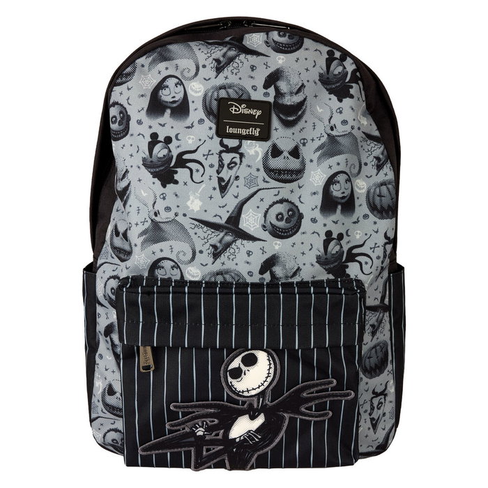 LOUNGEFLY Sac à dos en nylon L'Étrange Noël de Monsieur Jack Disney 43cm LOUNGEFLY Sac à dos en nylon L'Étrange Noël de Monsieur Jack Disney 43cm