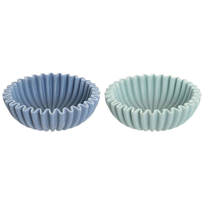 Home ESPRIT Centre de Table Turquoise et Blue marine en Résine (2 Unités) Home ESPRIT Centre de Table Turquoise et Blue marine en Résine (2 Unités)