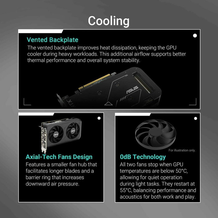 Carte Graphique Asus 90YV0N72-M0NA00 GEFORCE RTX 5050 8 GB GDDR6