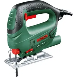 Bosch Scie sauteuse filaire PST 700 E, 500 W, capacité de coupe 70 mm, pour coupes droites et courbes dans divers matériaux avec variateur électronique