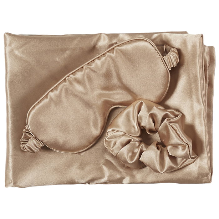 Cosmetic Club Ensemble de nuit en satin 3 pièces