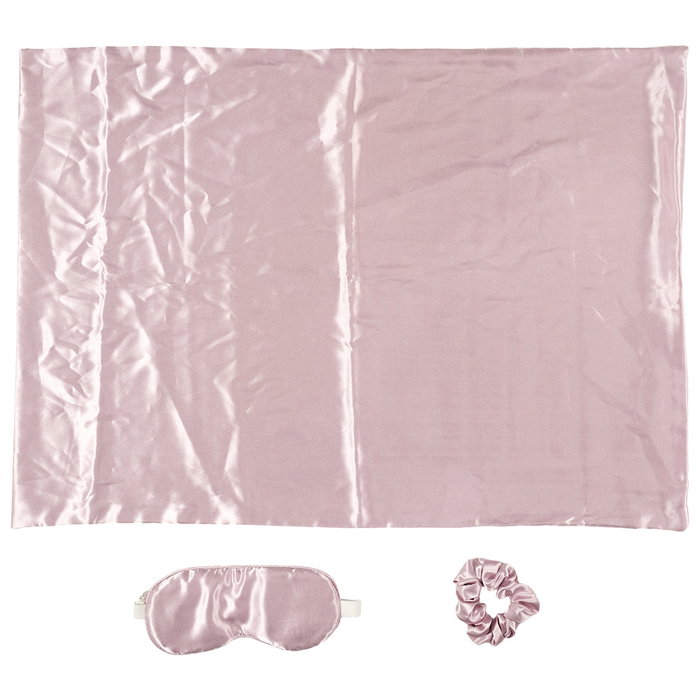 Cosmetic Club Ensemble de nuit en satin 3 pièces
