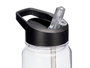 Leknes Bouteille en Plastique Sportive 700 ml Noire 8 x 24,5 x 7 cm (Set de 24)