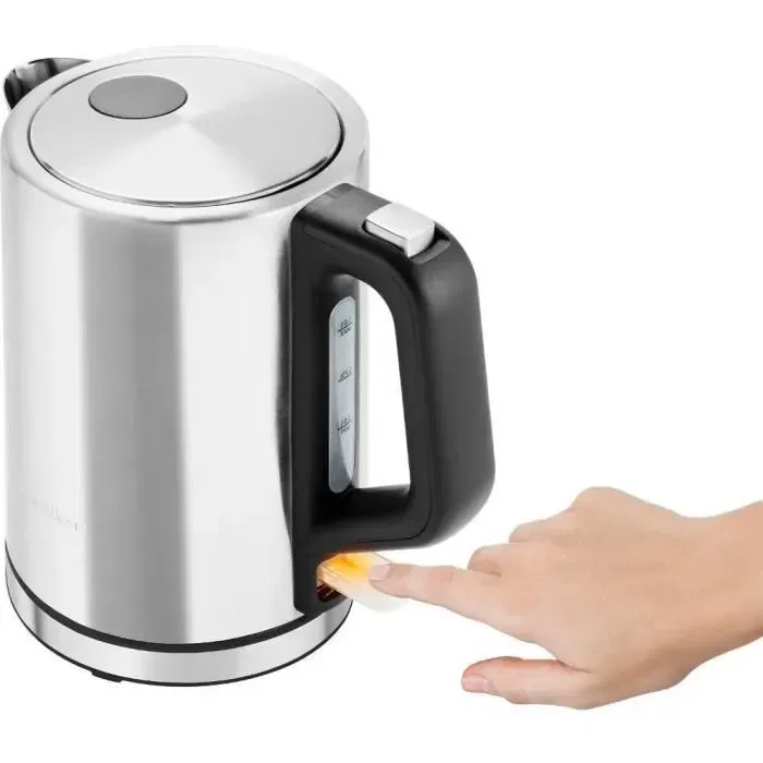 Catler KE 3010 - Bouilloire électrique 1 litre en acier inoxydable 2200 W - Thermostat Strix, filtre amovible, base rotative 360° - Rapide et sécurisée